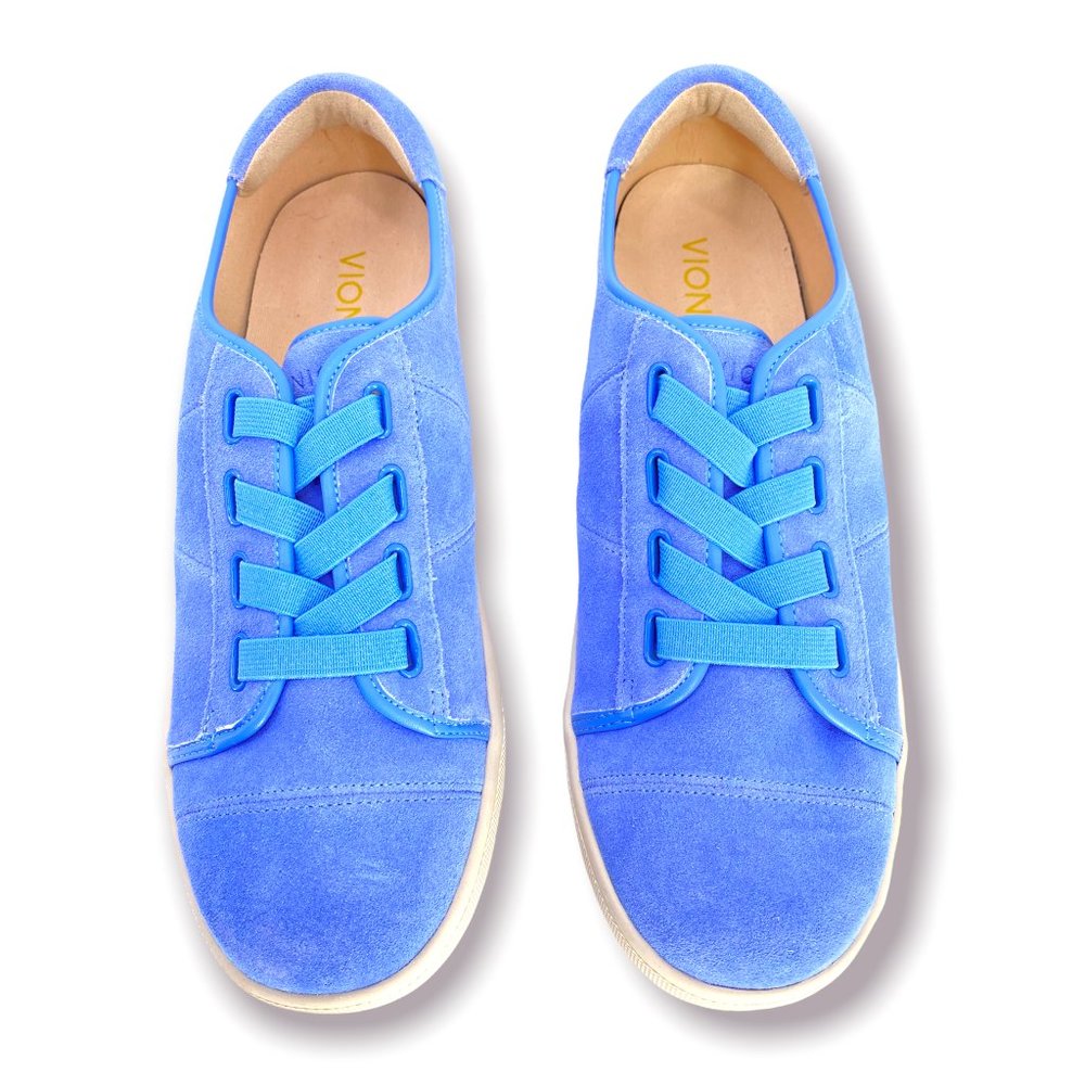 Vionic Slip-On Jean Comfort Sneakers Suede in Periwinkle Size 8.5 New No Box - Picture 2 of 9